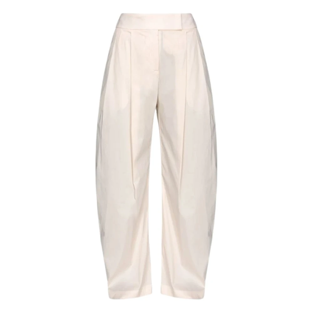 Pinko Femme Beige - Wide Pantalons - Pantalons - Taille: 42 Fr
