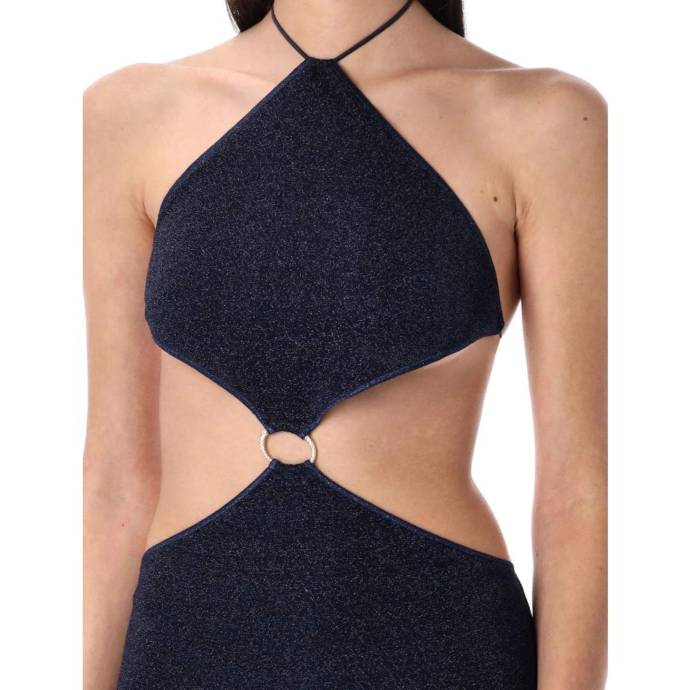 Oseree Elegante Empire Jurk Blue Dames