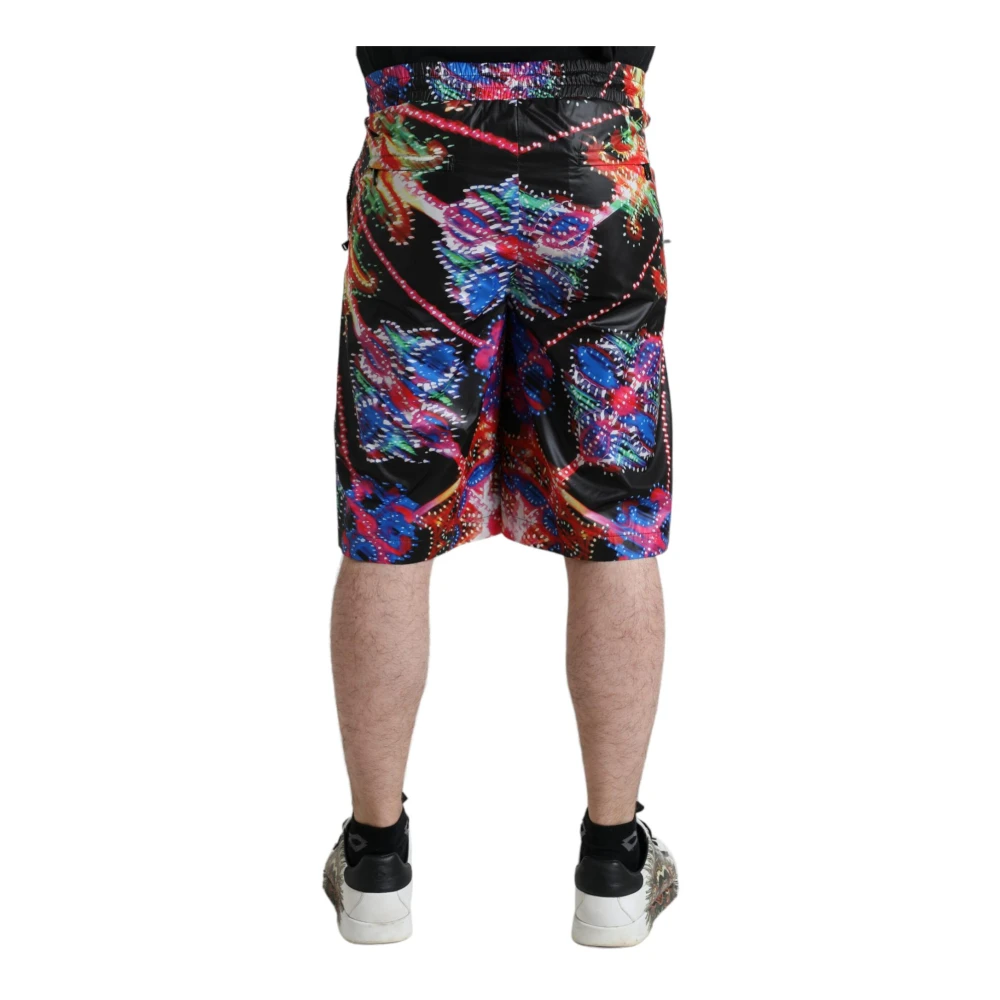 Dolce & Gabbana Long Shorts Multicolor Heren
