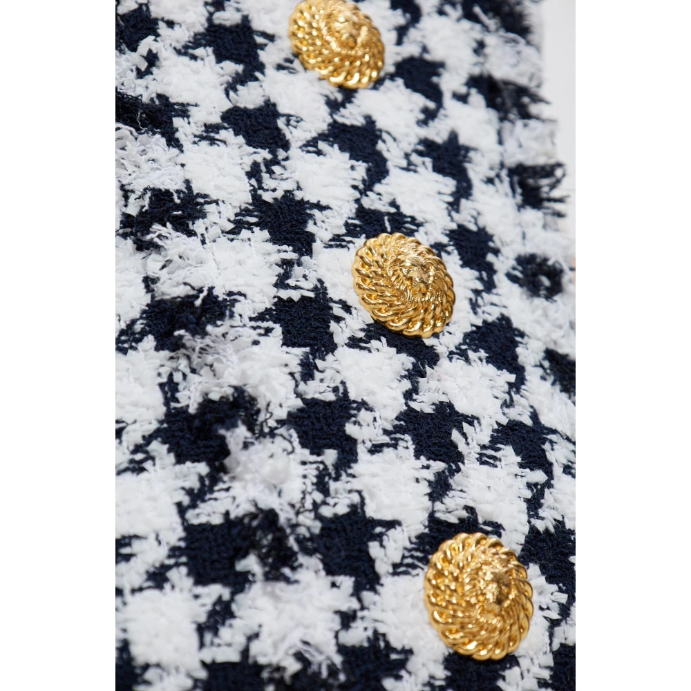 Balmain Tweed bandjurk White Dames