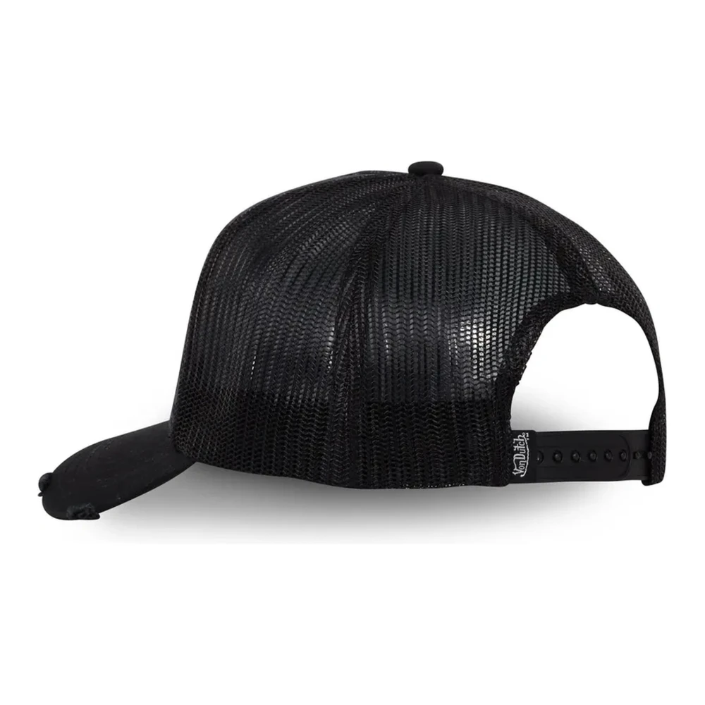 Von Dutch Zwart Logo Trucker Cap Black Heren