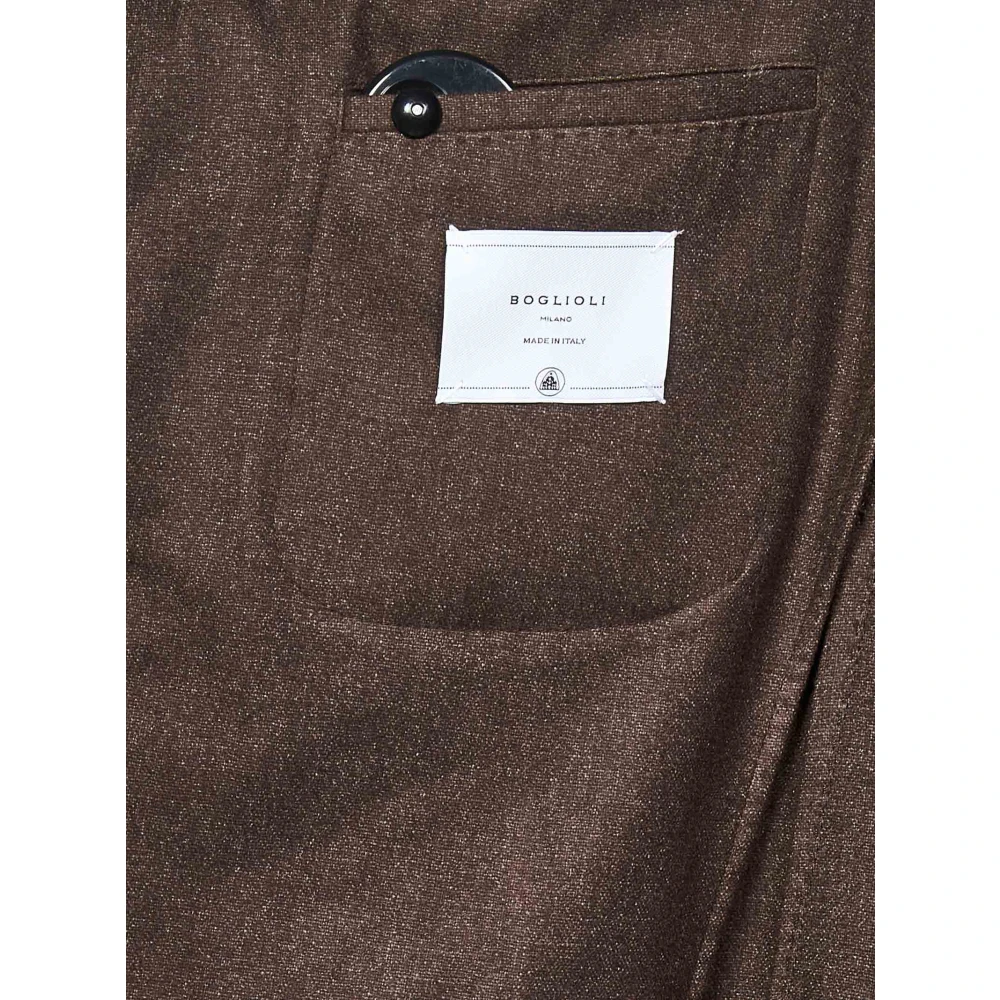 Boglioli Bruine Blazer K-Jacket Brown Heren