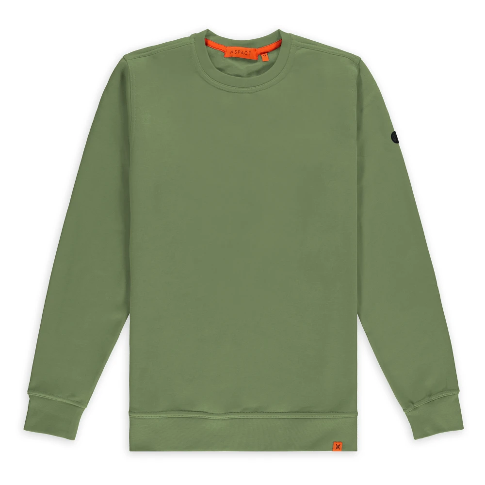 Aspact Goos Crewneck Green Heren