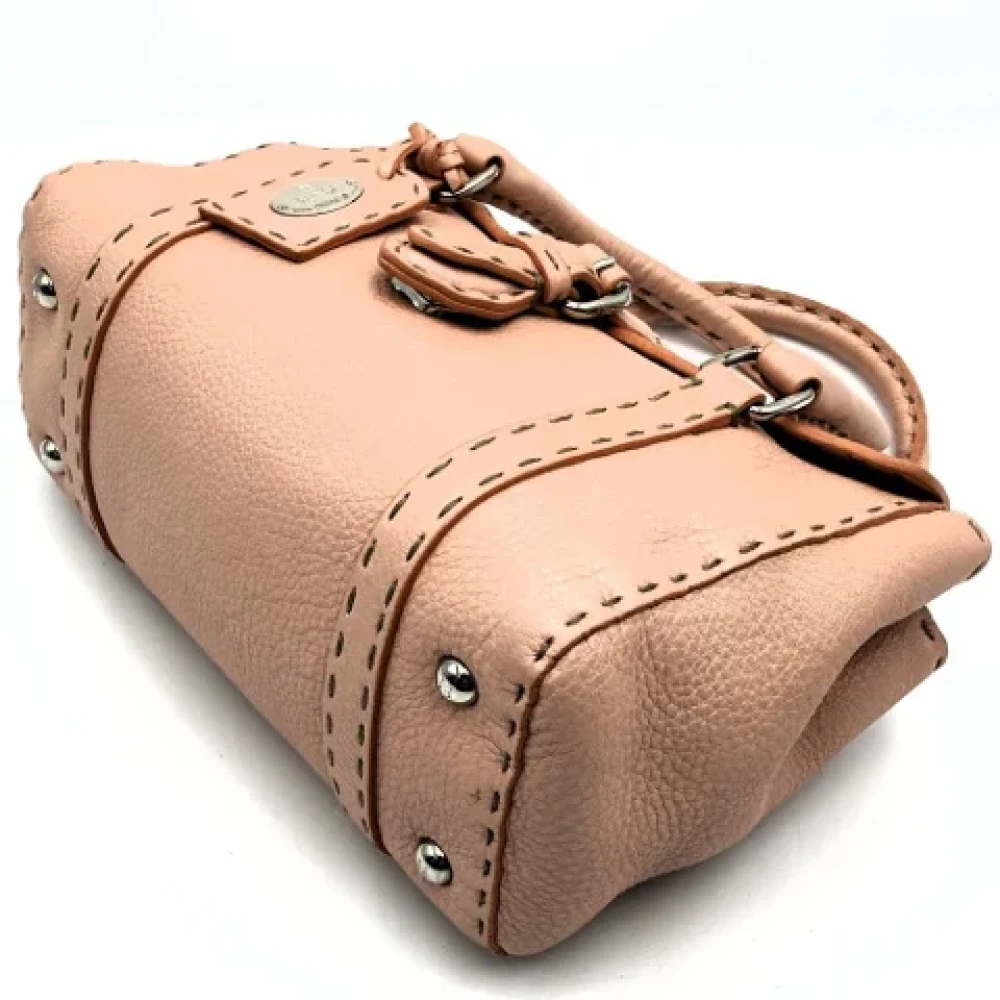 Fendi Vintage Pre-owned Leather fendi-bags Pink Dames
