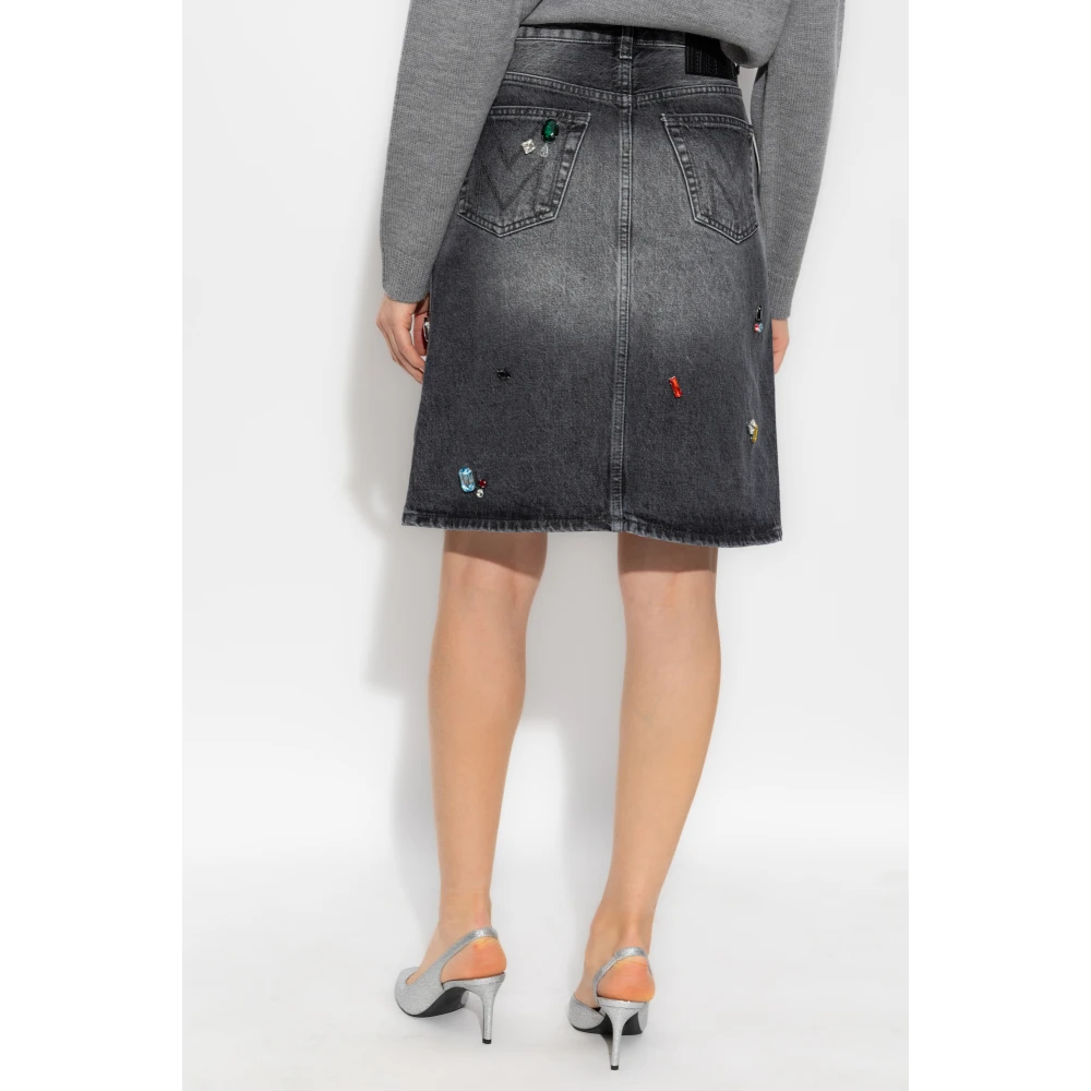 Marc Jacobs Denim rok Gray Dames