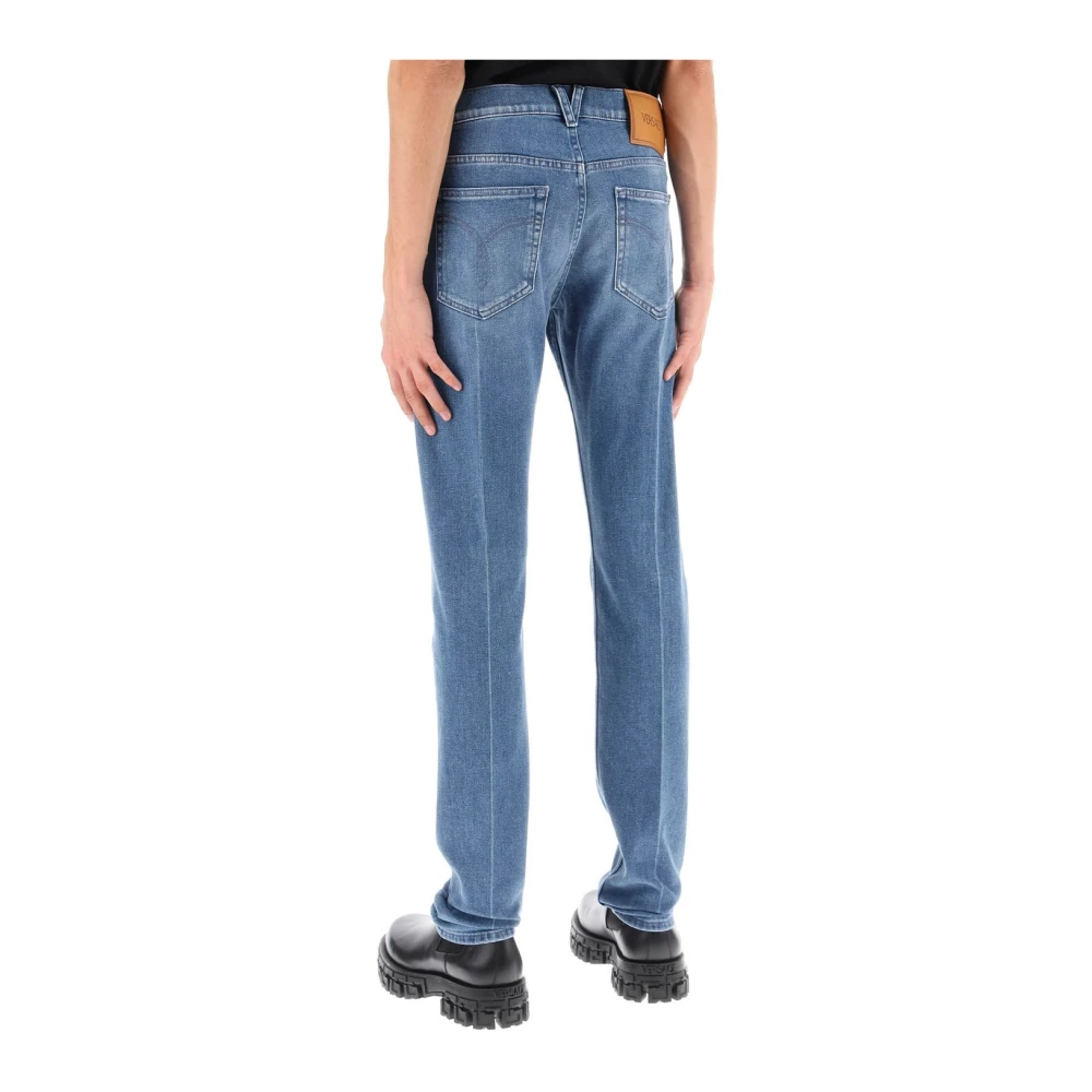 Versace Slim-fit Jeans Blue Heren