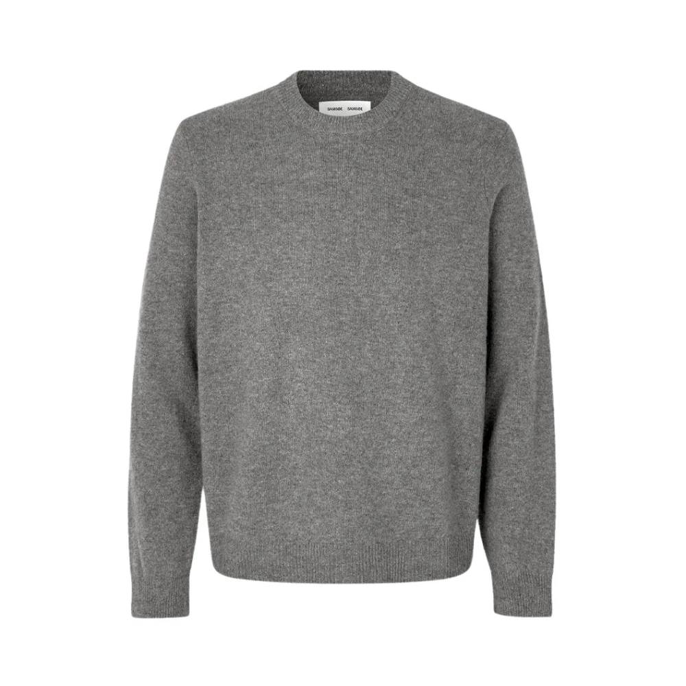 Samsøe & Samsøe Herren Grau Isak Knit Sweater 15010 - Bild 4