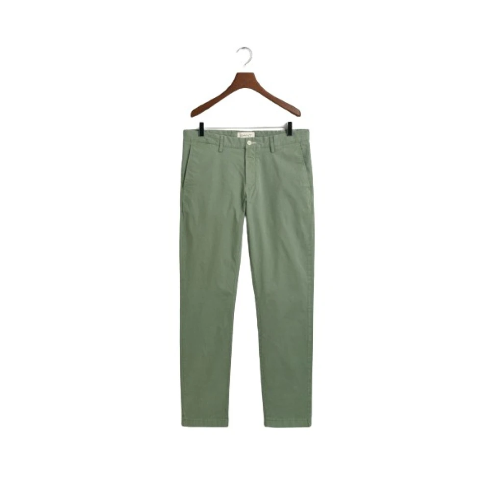 Gant - Trousers > Chinos - Green - Gant - Modalova