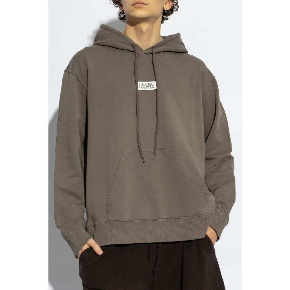 MM6 Maison Margiela Hoodie Gray Heren