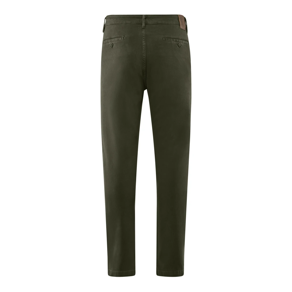 BomBoogie Spy Slim-fit Stretch Katoenen Broek Green Heren