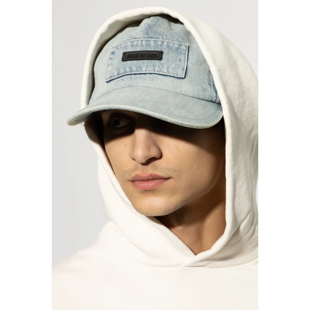 Fear Of God Baseball Cap Blue Heren