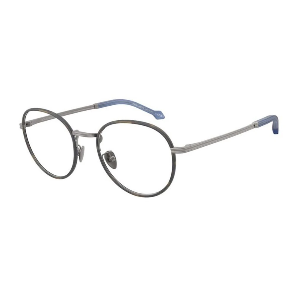 Giorgio Armani Men's Gray Glasses, 52 Mm, Optical Frame