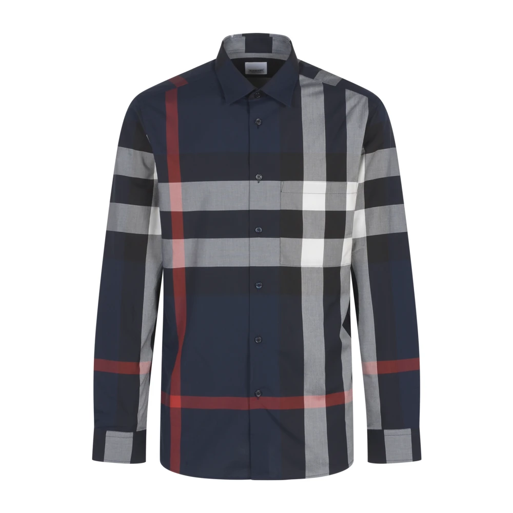 Burberry Casual Katoenen Overhemd voor Mannen Multicolor Heren