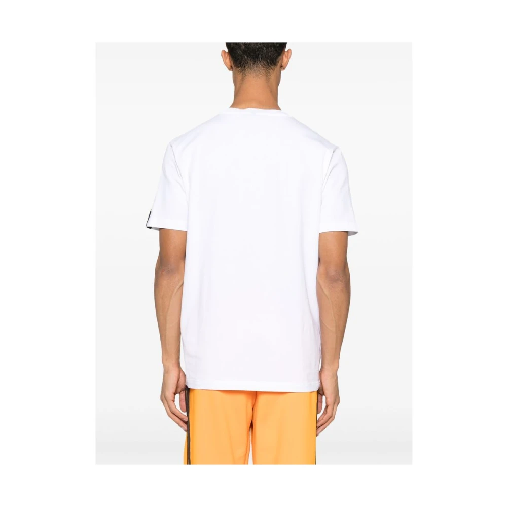 Iceberg Witte Crew Neck T-shirt Korte Mouwen White Heren