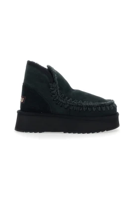 Svarta Eskimo Platform Stövlar