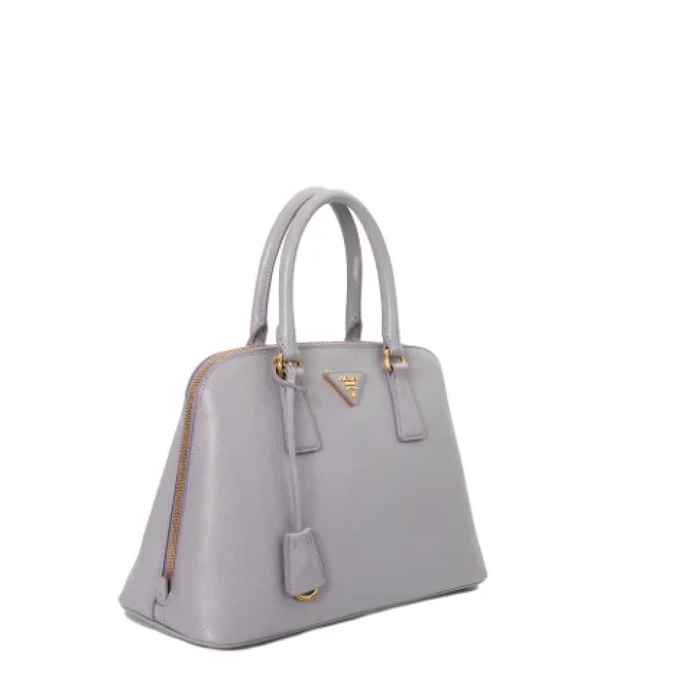 Prada Vintage Pre-owned Leather prada-bags Purple Dames