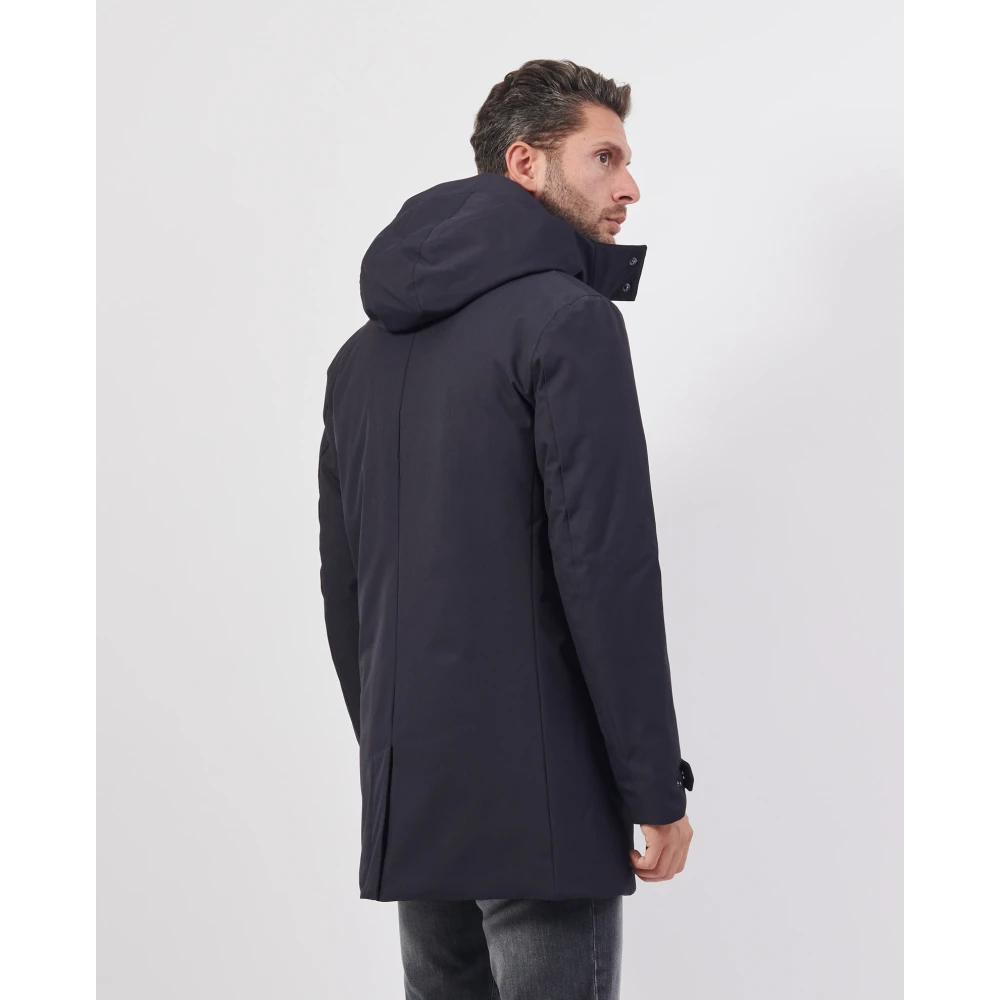 Save The Duck Blauwe Puffer Jas Blue Heren