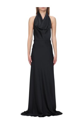 black-satin-maxi-dress