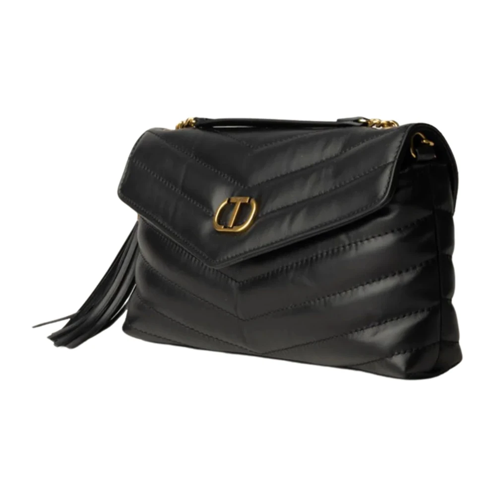 Twinset Zwarte tassen voor een stijlvolle uitstraling Black Dames
