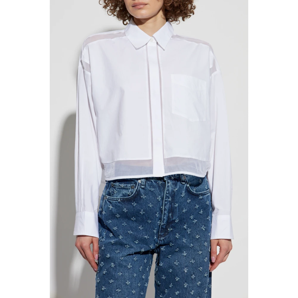 Rag & Bone Shirt Combo White Dames