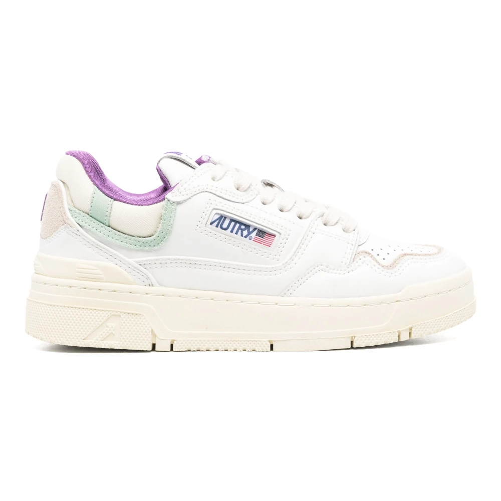 Autry Women's White Sneakers,, Trainers With Embroidery Detailing Size 5 Uk