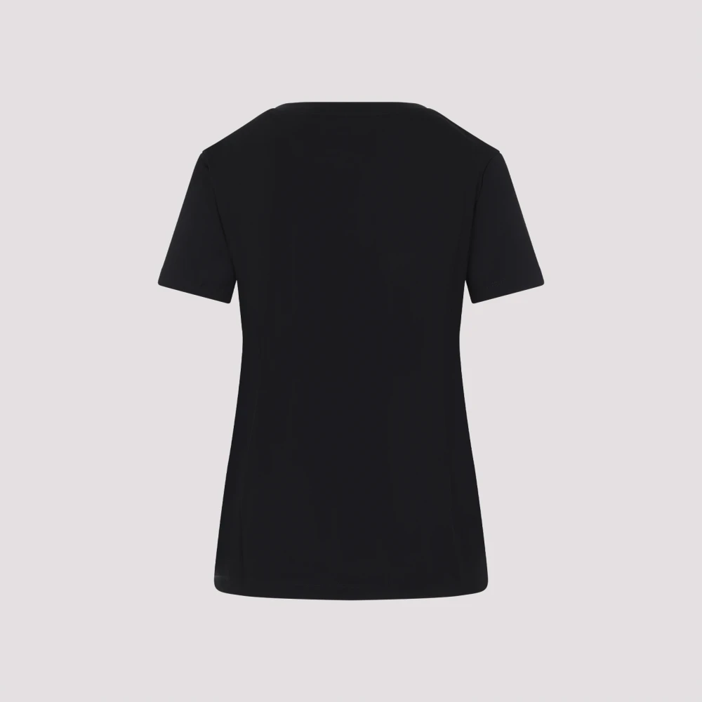 Max Mara Logo Zak T-shirt Black Dames
