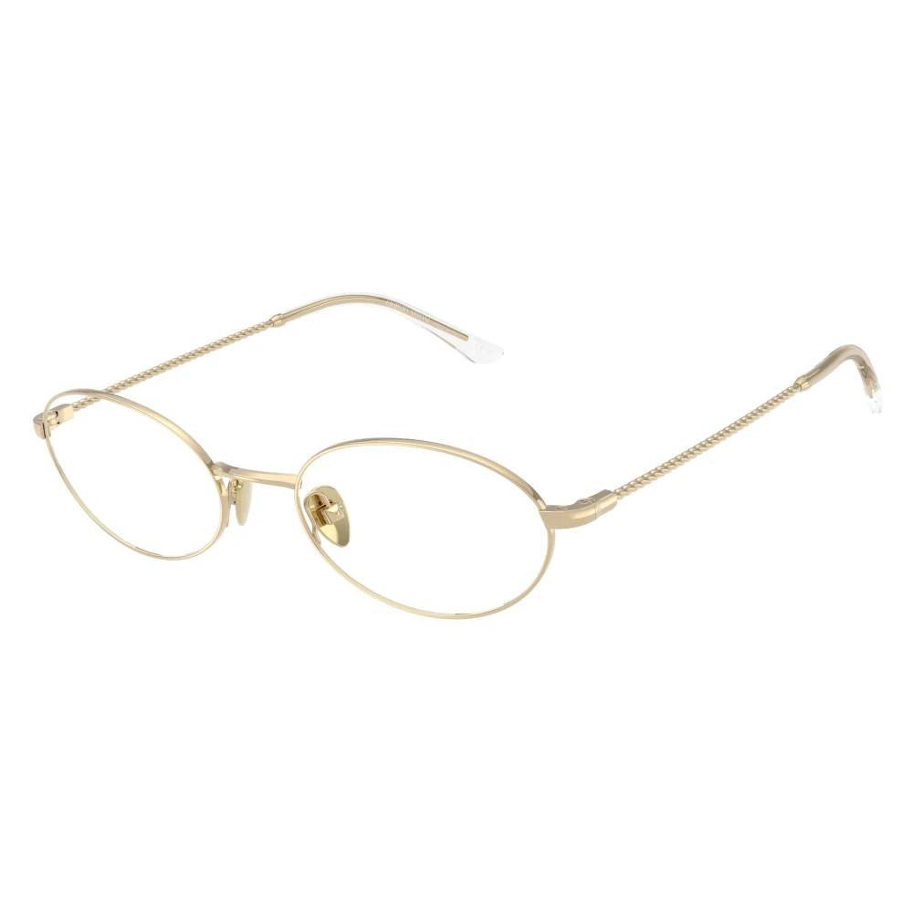 Giorgio Armani Gold Ar5165 3013 Woman Optical Frames Steel Round Normal - Image 2