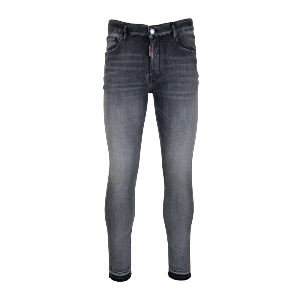 Dsquared2 Gray Skinny Jeans - Male - Skinny Fit Jeans - L - Jeans