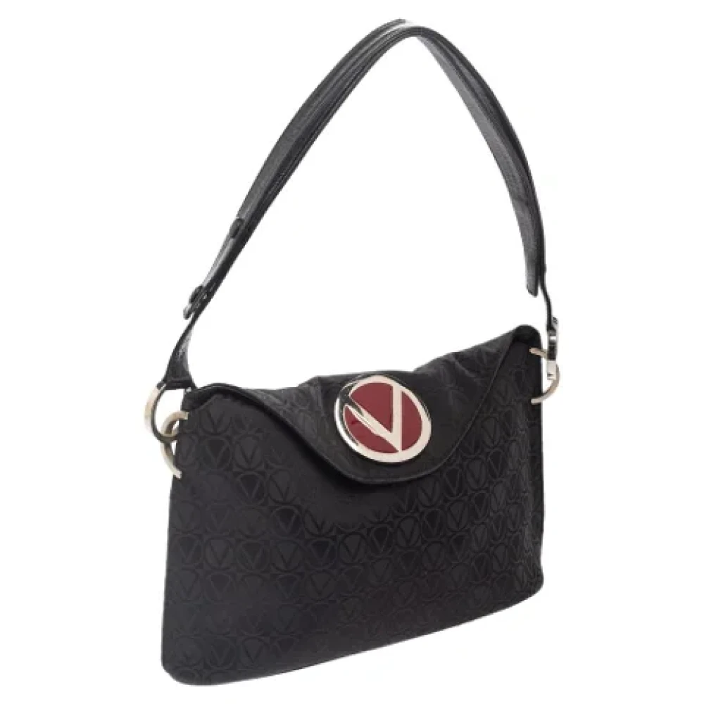 Valentino Vintage Pre-owned Canvas handbags Black Dames