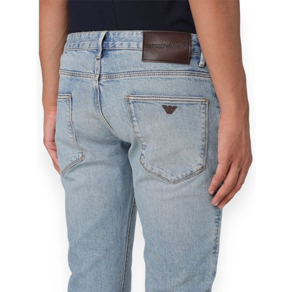 Emporio Armani Klassieke 5-Pocket Jeans Blue Heren