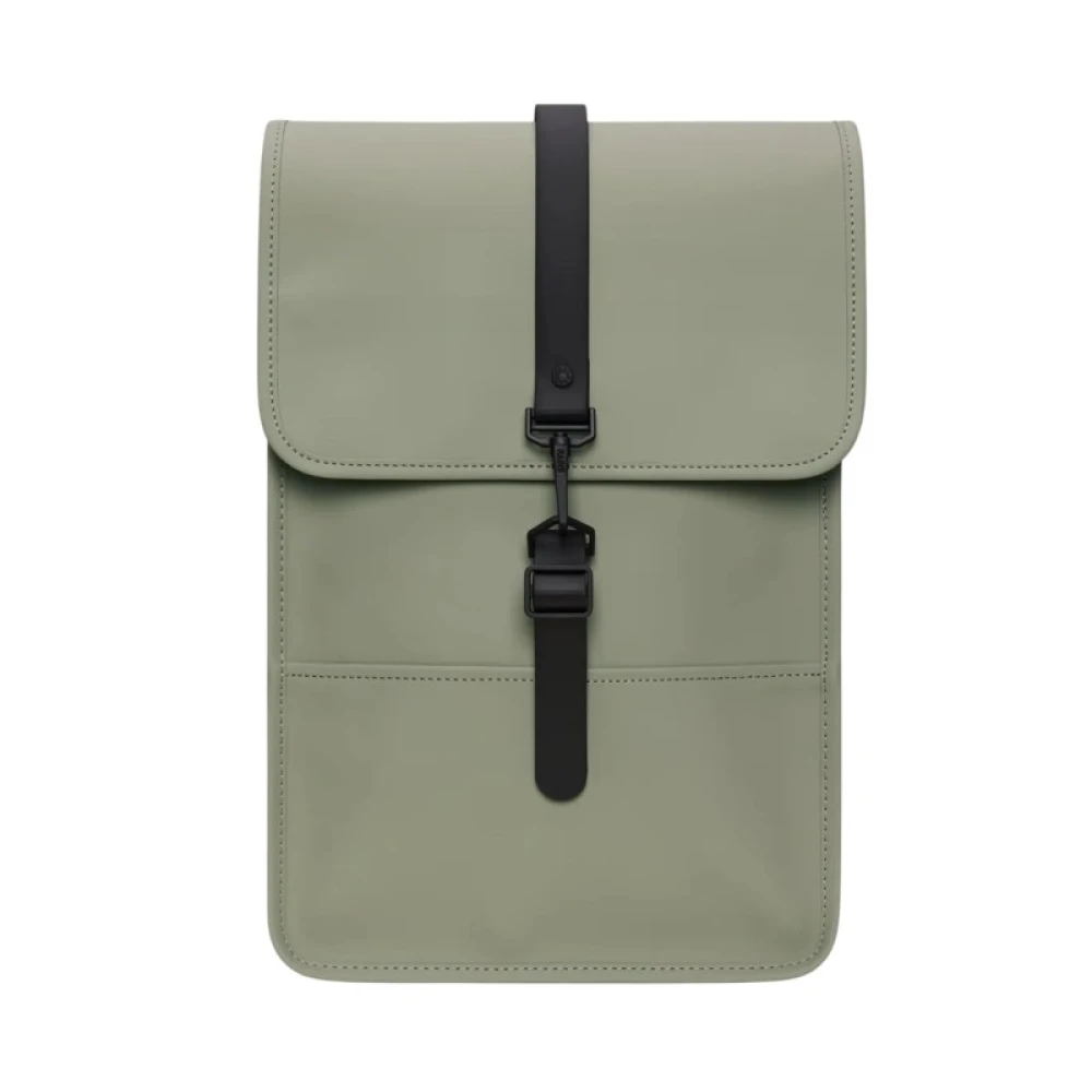 Rains Unisex Groente Tassen Groen, One Size, Polyester, Backpack Mini