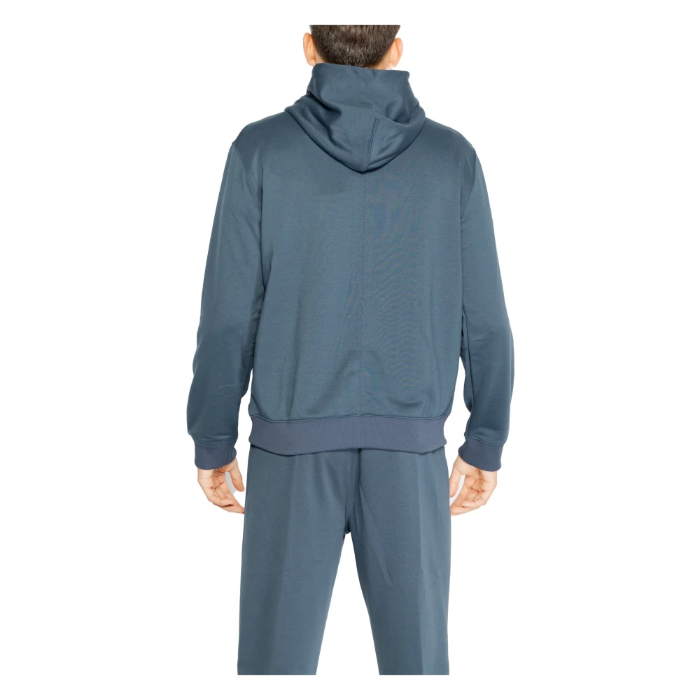 Calvin Klein Blauwe Hoodie Herfst Winter Stijl Blue Heren