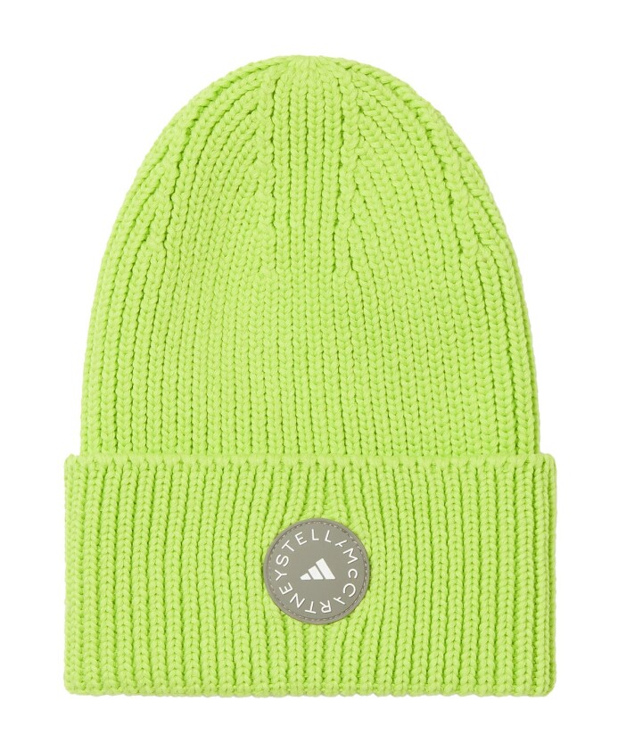 bonnet-en-coton-jaune-fluo