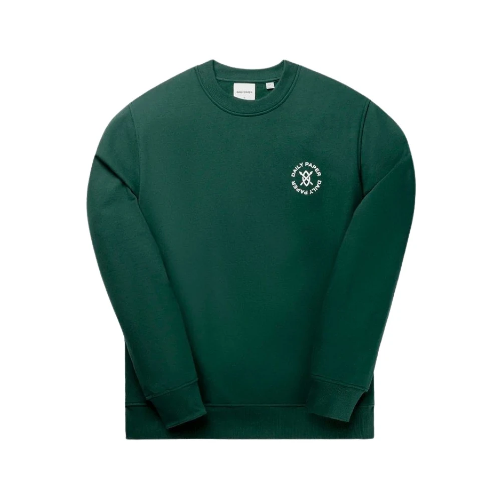 Daily Paper Gezellige Circle Sweater Green Heren
