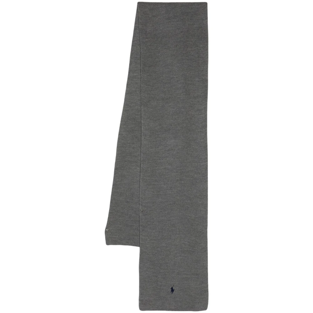 Polo Ralph Lauren Men's Gray Winter Scarves, One Size, Grey Scarf Collection