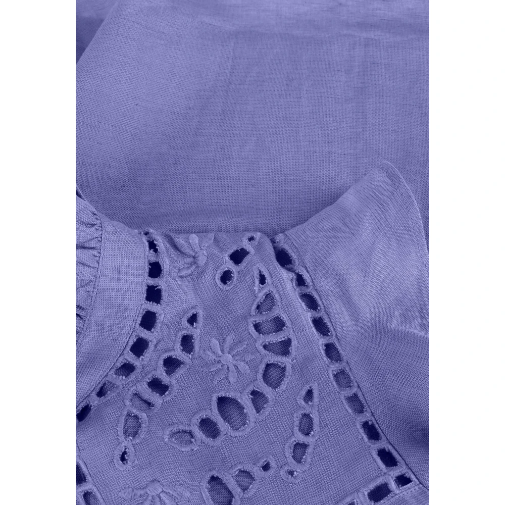 Minus Paarse Knielengte Jurk Purple Dames