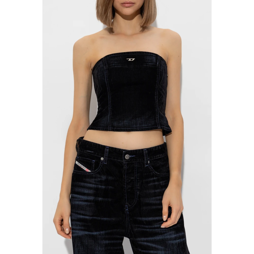 Diesel Top De-Ville Blue Dames