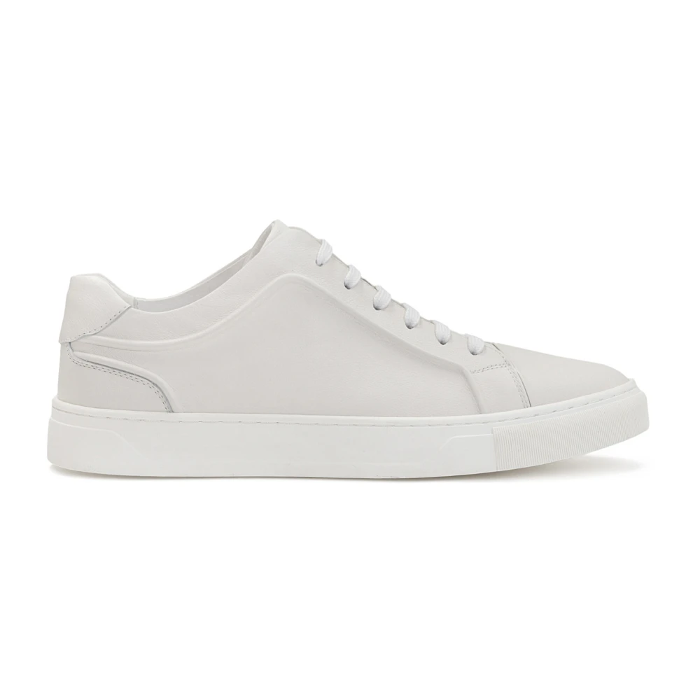 Kazar Heren minimalistische off- leren sneakers Heren Schoenen Wit