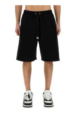 Logo Broderade Shorts med Dragsko