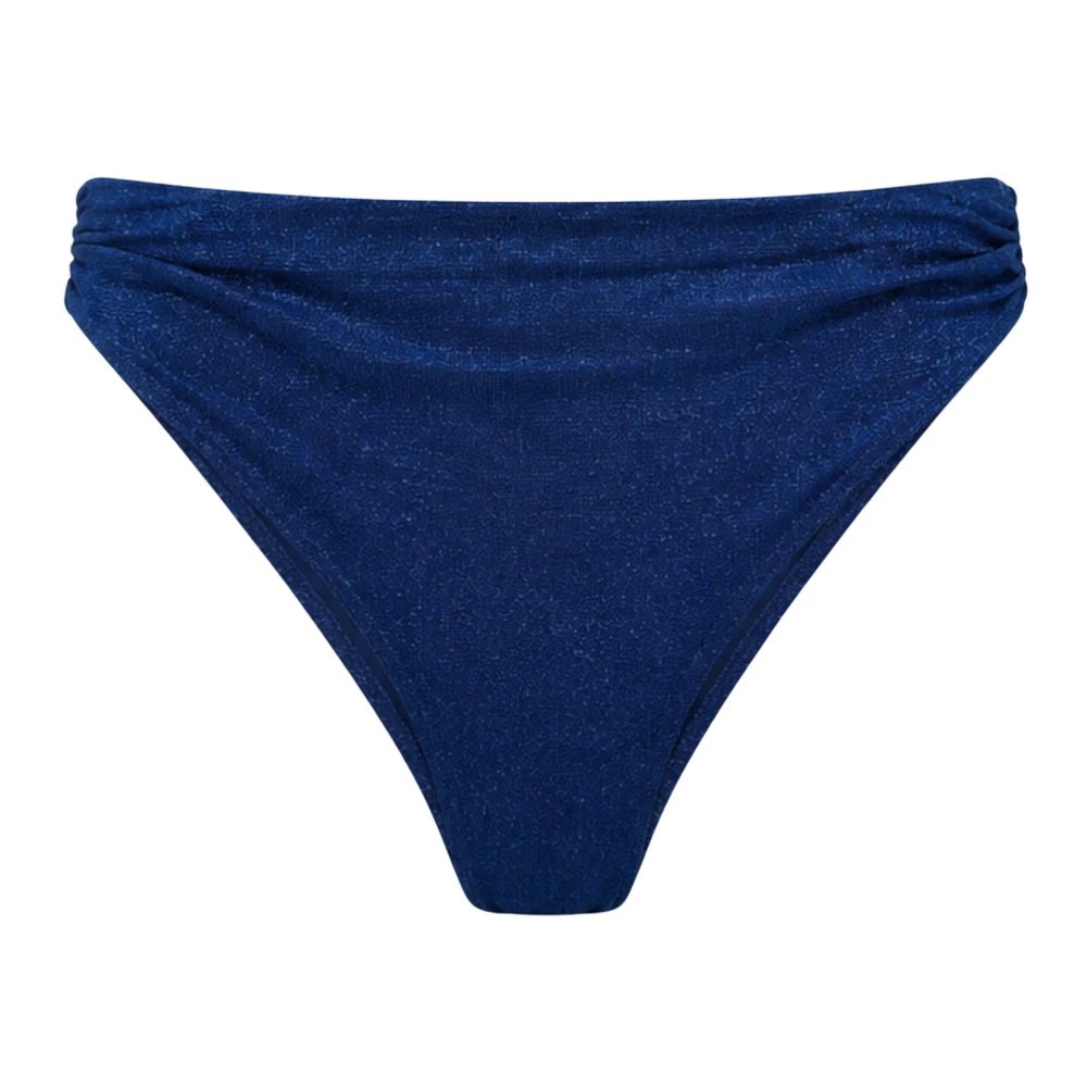 Saint Barth Women's Blue Slip Bikini Lurex - Bikinis - L - Swimwear