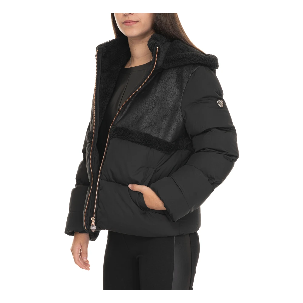 Emporio Armani EA7 Pufferjas voor Heren Black Dames