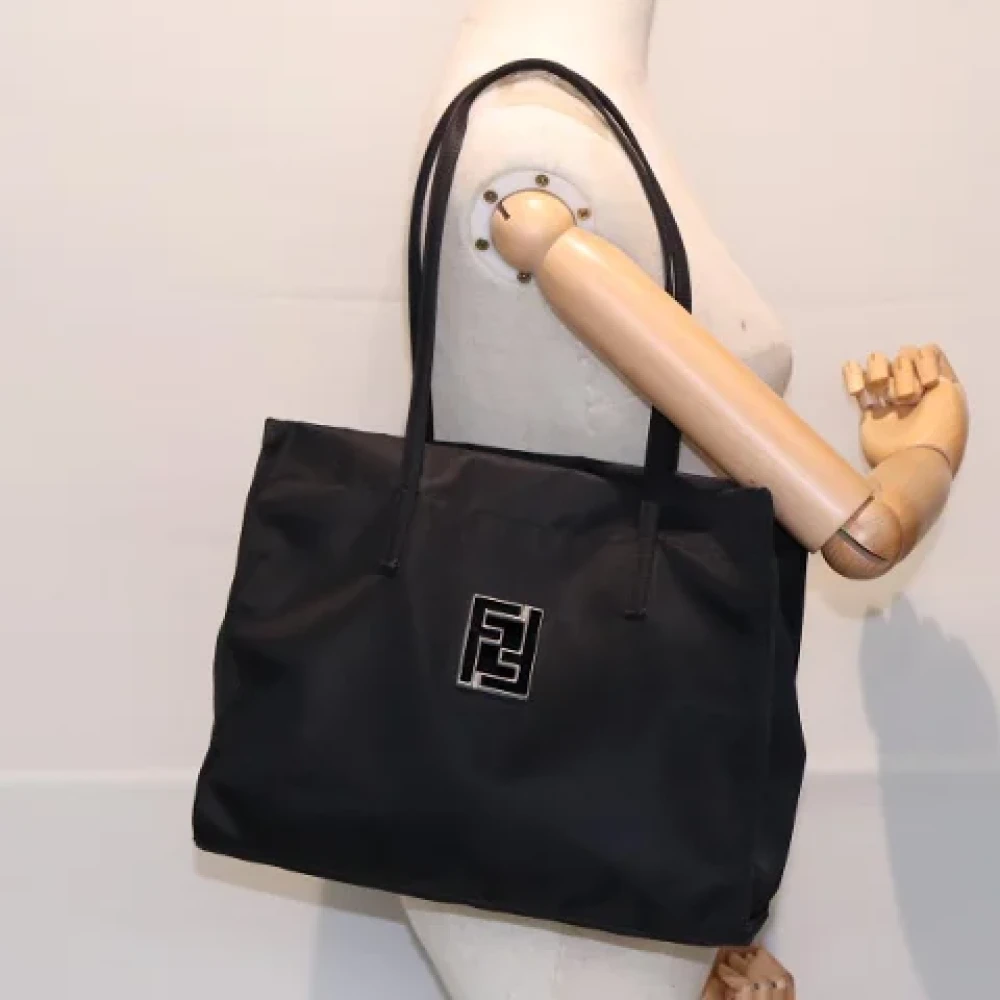 Fendi Vintage Pre-owned Fabric totes Black Dames