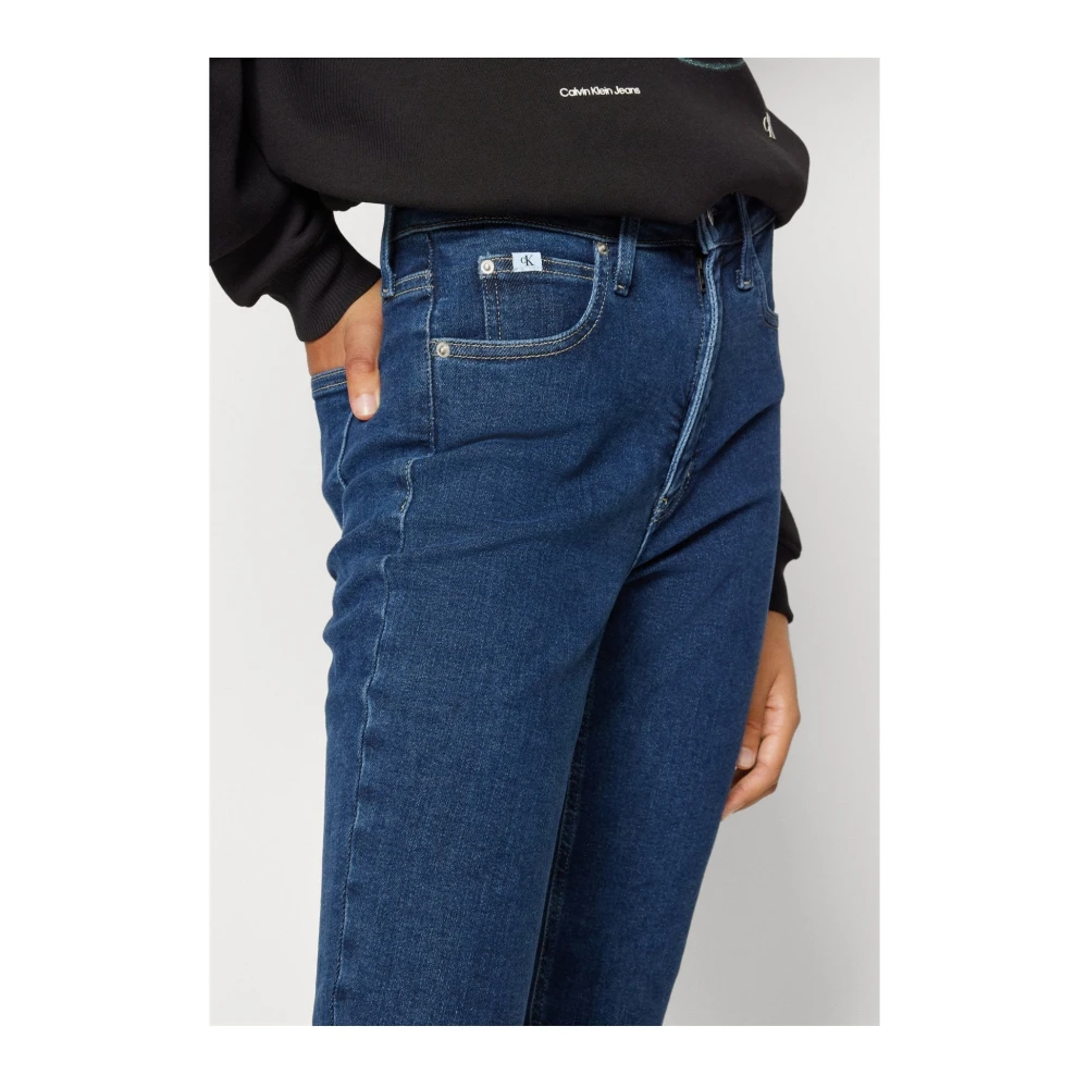 Calvin Klein Blauwe Skinny Jeans Blue Dames
