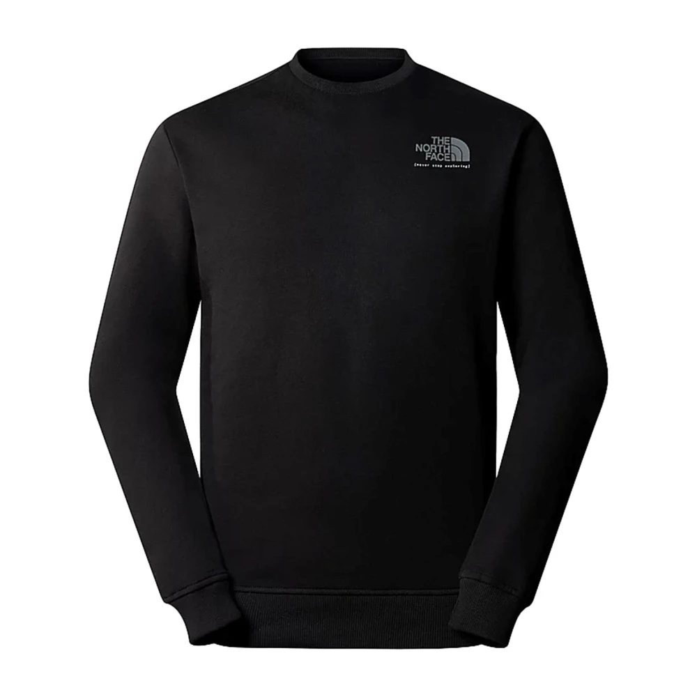The North Face Grafische Katoenen Sweater Black Heren