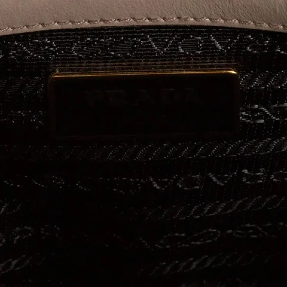Prada Vintage Pre-owned Leather prada-bags Gray Dames