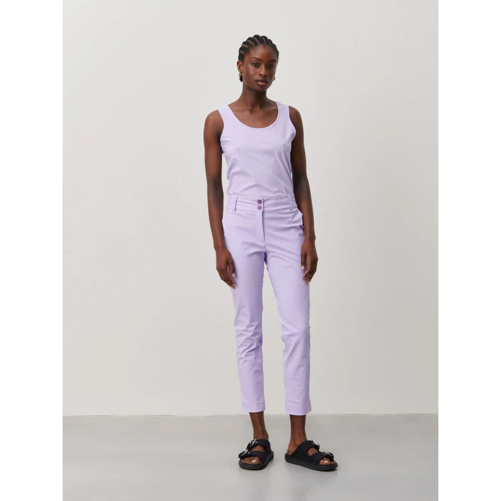 Jane Lushka Technische Jersey Broek | Lila Purple Dames