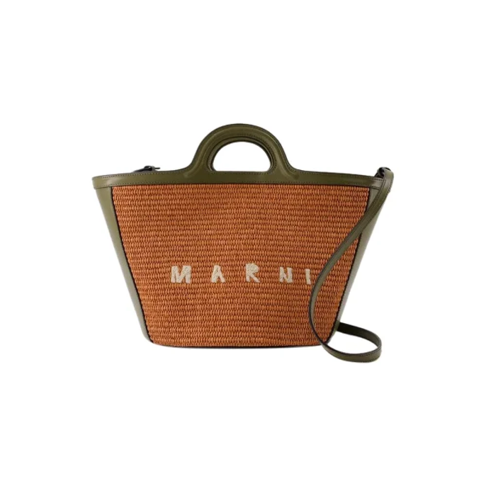 Marni Pre-owned Nylon handbags Brown Dames