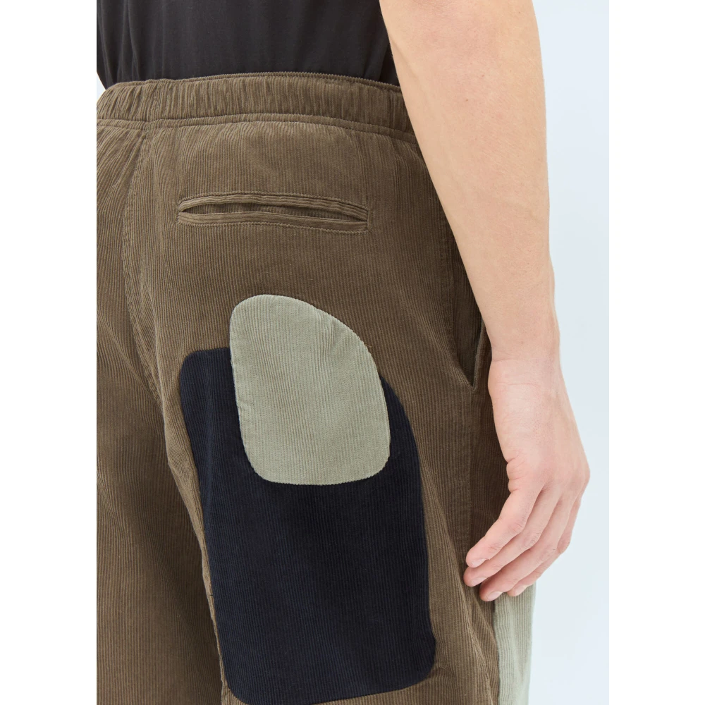 Brain Dead Patchwork Cord Climber Broek Green Heren