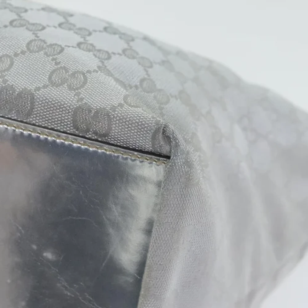 Gucci Vintage Pre-owned Canvas gucci-bags Gray Dames