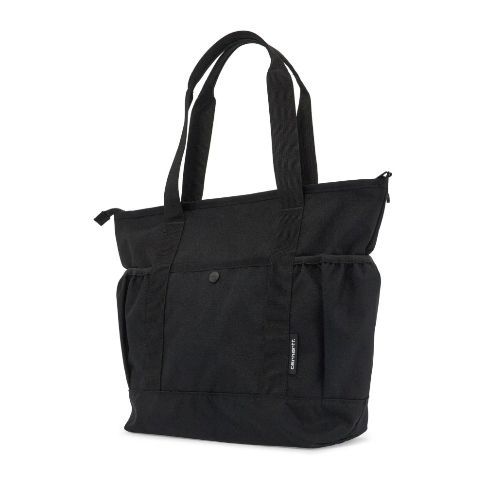 Carhartt WIP Stevige Tote Tas met Ritssluiting Black Heren
